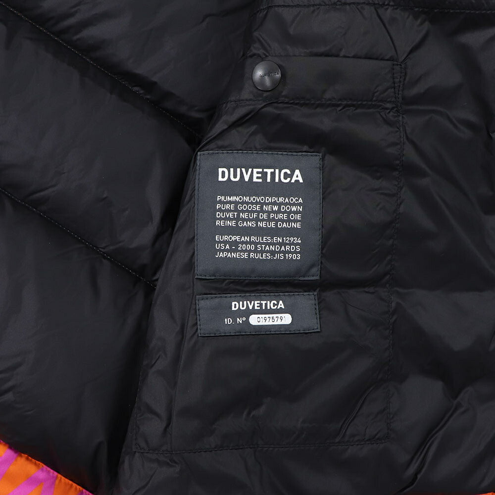DUVETICA ダウンウェア オレンジ ロゴ ダウンベスト VUDV01111