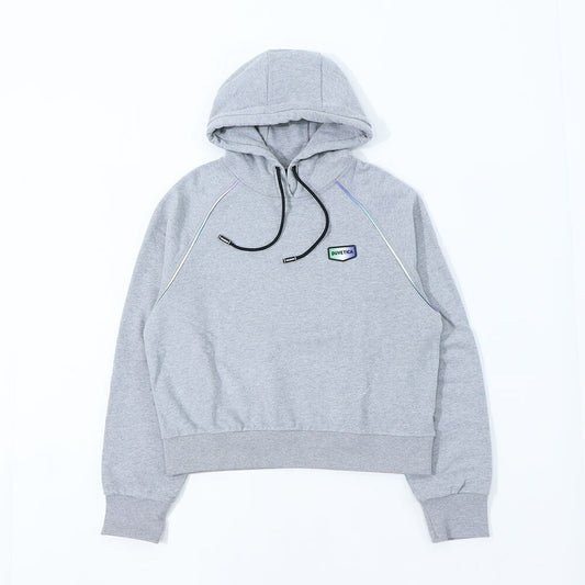 DUVETICA パーカー グレー クロップド丈 VDHD00314