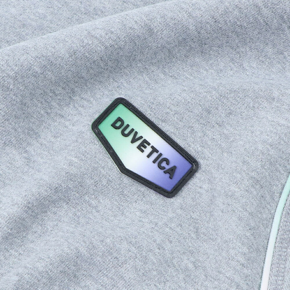 DUVETICA パーカー グレー クロップド丈 VDHD00314