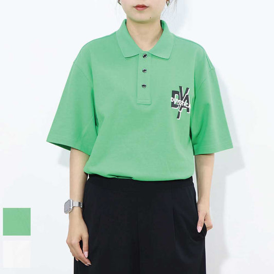 DUVETICA ポロシャツ  ホワイト グリーン VUTS20131
