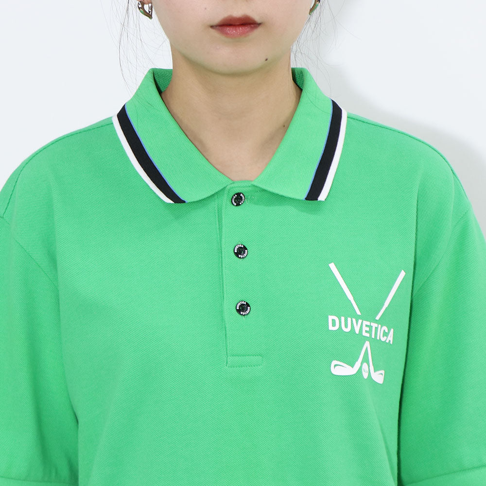 DUVETICA ポロシャツ  グリーン VUTS22131