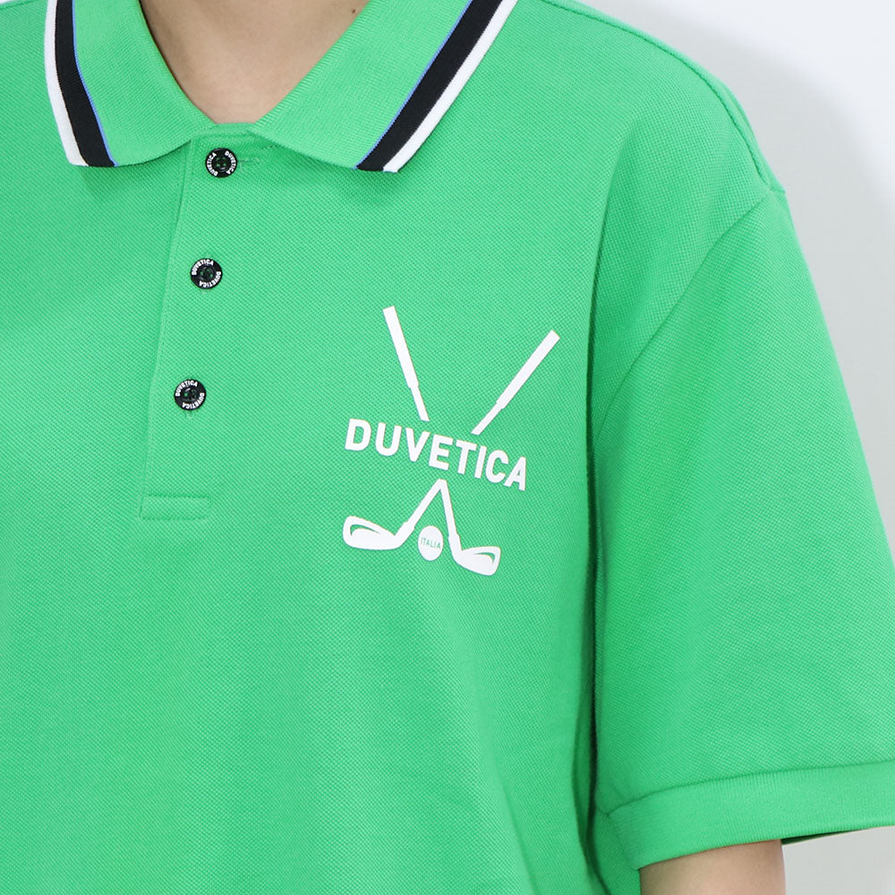 DUVETICA ポロシャツ  グリーン VUTS22131