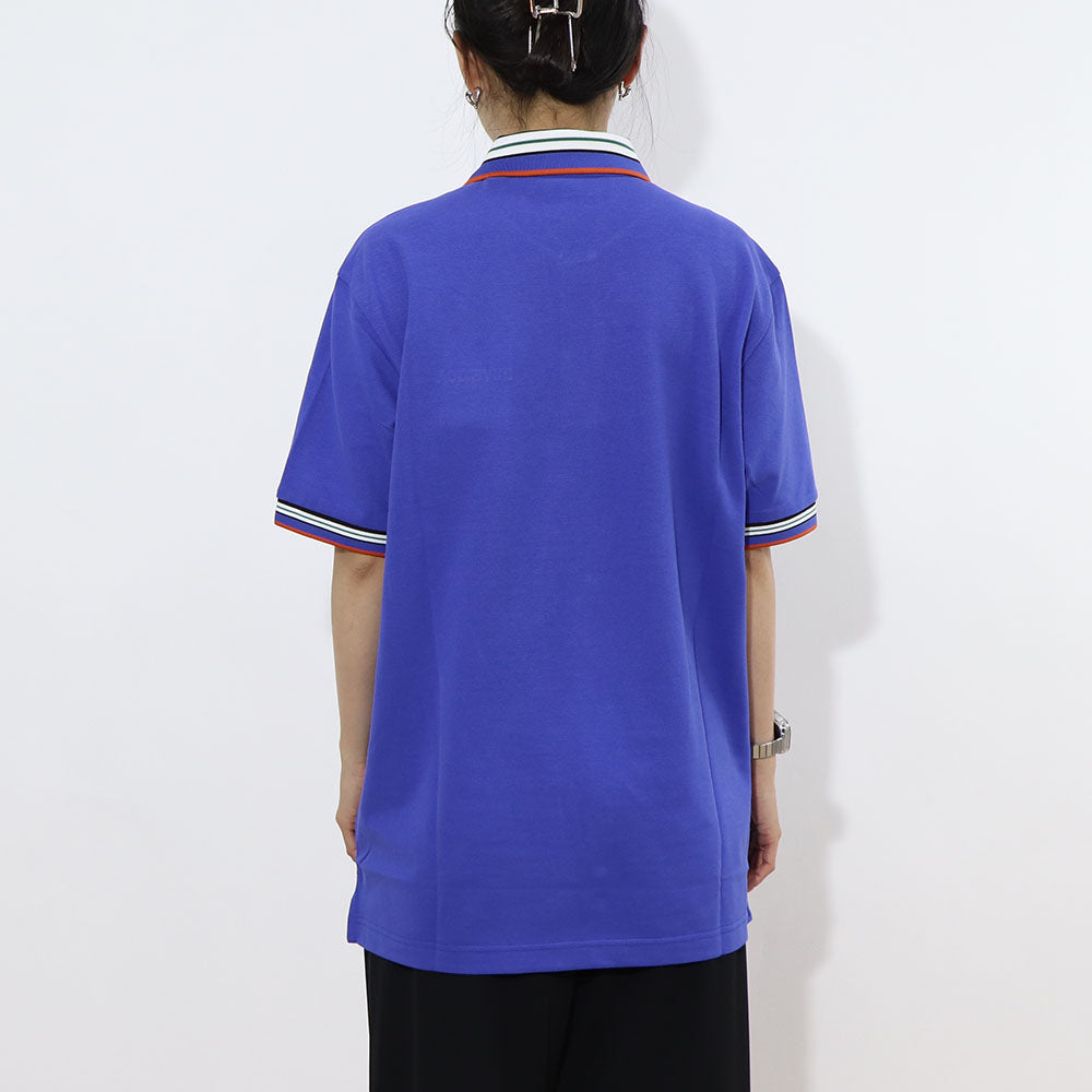 DUVETICA ポロシャツ  ブルー ホワイト VUTS61131