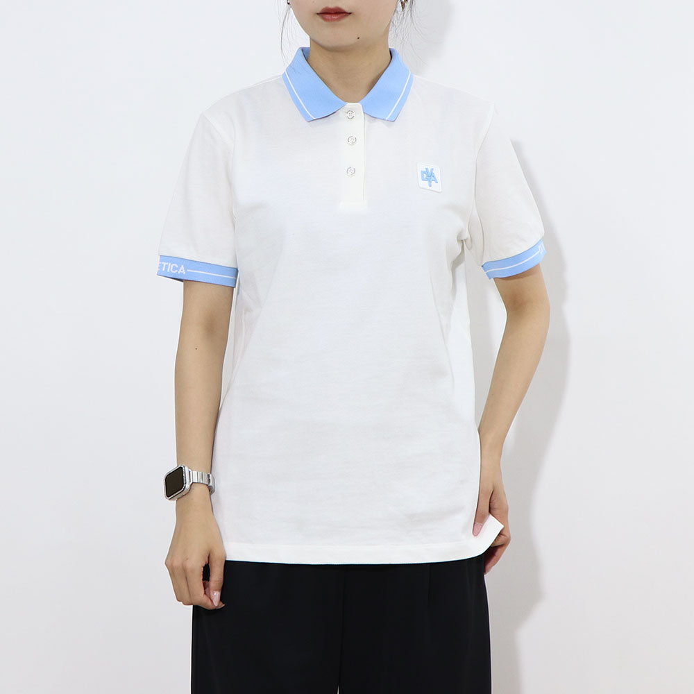 DUVETICA ポロシャツ  ホワイト グリーン VDTS21131