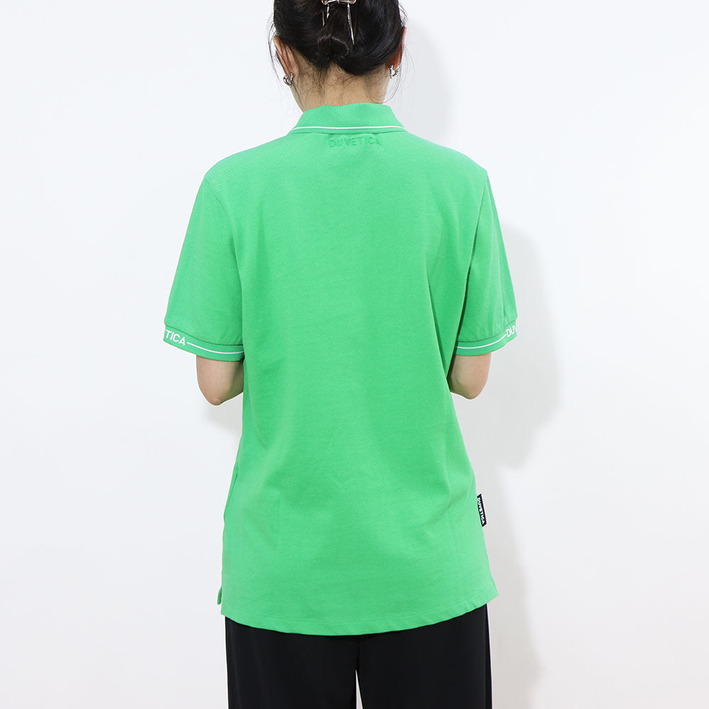 DUVETICA ポロシャツ  ホワイト グリーン VDTS21131