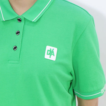 DUVETICA ポロシャツ  ホワイト グリーン VDTS21131