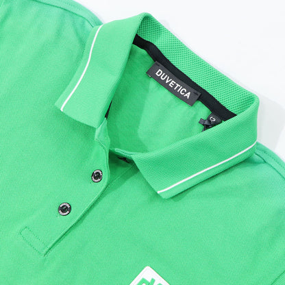 DUVETICA ポロシャツ  ホワイト グリーン VDTS21131