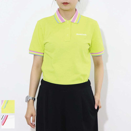 DUVETICA ポロシャツ  ホワイト イエロー VDTS61131