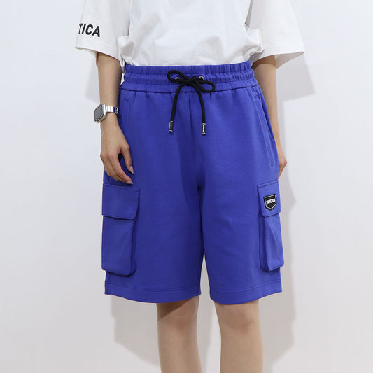 DUVETICA ショートパンツ  ブルー ブラック ハーフパンツ スエット VUSP41131