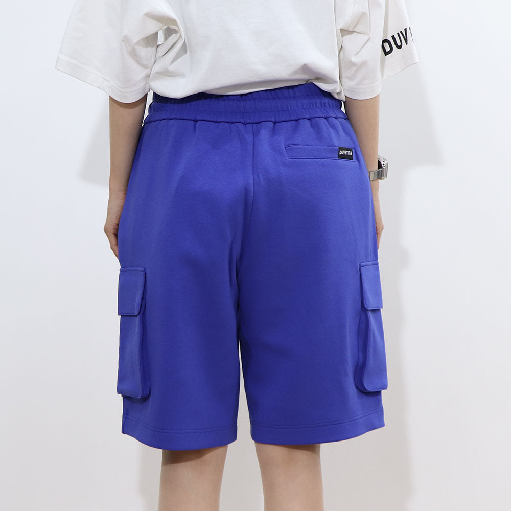 DUVETICA ショートパンツ  ブルー ブラック ハーフパンツ スエット VUSP41131