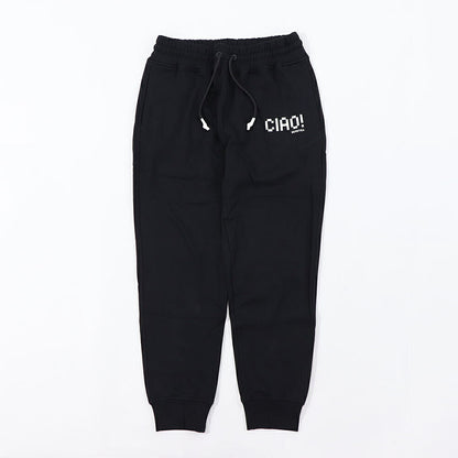 DUVETICA ホワイト ブラック スウェットパンツ ジョガーパンツ VXTP00114