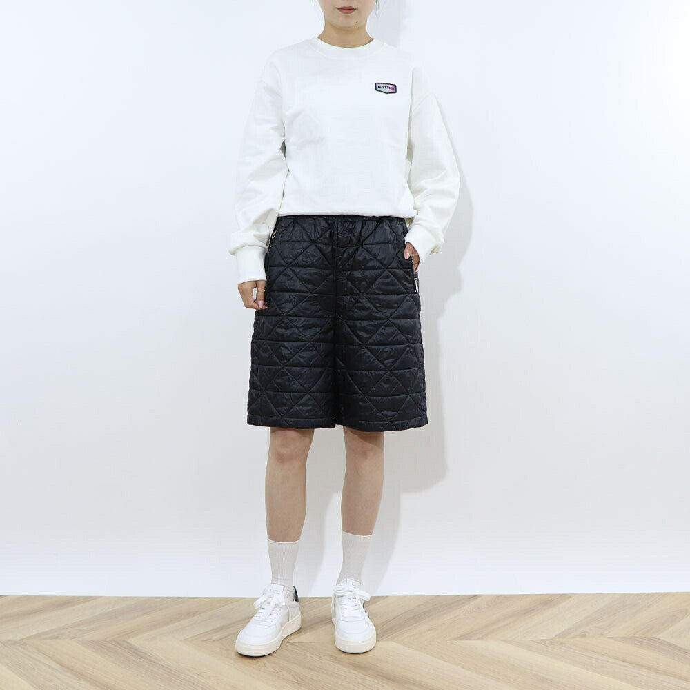 DUVETICA ショートパンツ ブラック キルティング VDSP00116