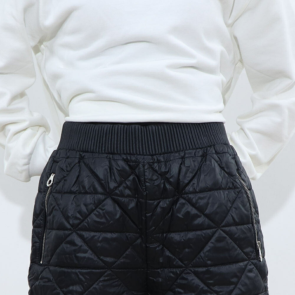 DUVETICA ショートパンツ ブラック キルティング VDSP00116