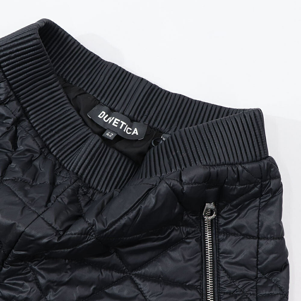 DUVETICA ショートパンツ ブラック キルティング VDSP00116