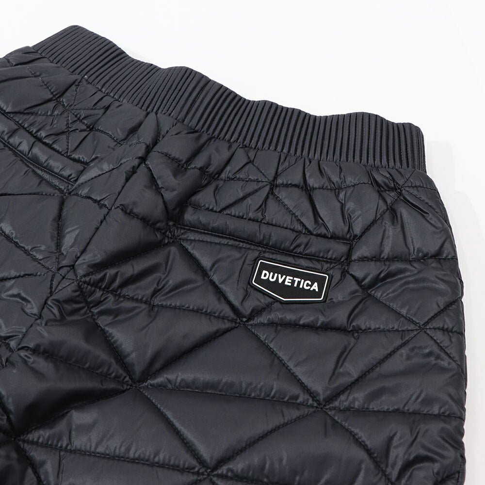DUVETICA ショートパンツ ブラック キルティング VDSP00116