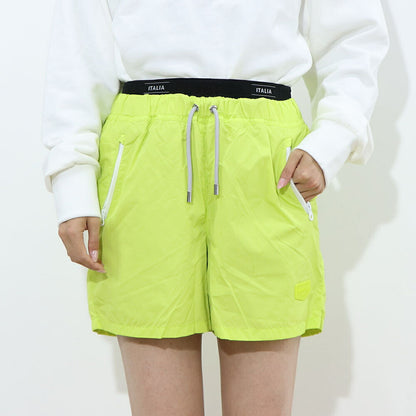 DUVETICA ショートパンツ ライム ウインドブレーカー ネオンカラー VDSP01111