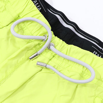 DUVETICA ショートパンツ ライム ウインドブレーカー ネオンカラー VDSP01111