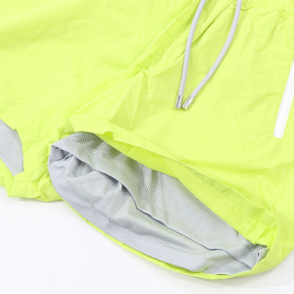 DUVETICA ショートパンツ ライム ウインドブレーカー ネオンカラー VDSP01111