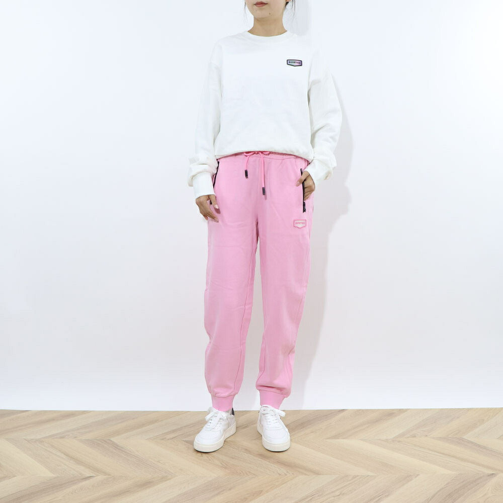 DUVETICA ピンク ミントグリーン ブラック スウェットパンツ VDTP00114