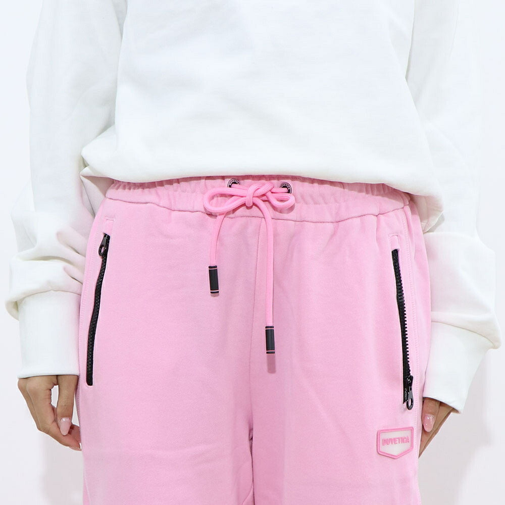 DUVETICA ピンク ミントグリーン ブラック スウェットパンツ VDTP00114