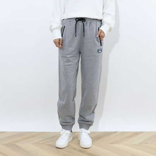 DUVETICA グレー スウェットパンツ ジョガーパンツ ワンポイント VDTP00314