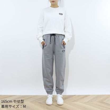 DUVETICA グレー スウェットパンツ ジョガーパンツ ワンポイント VDTP00314