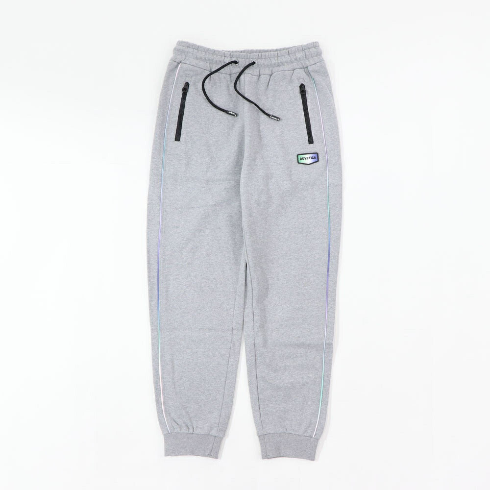 DUVETICA グレー スウェットパンツ ジョガーパンツ ワンポイント VDTP00314