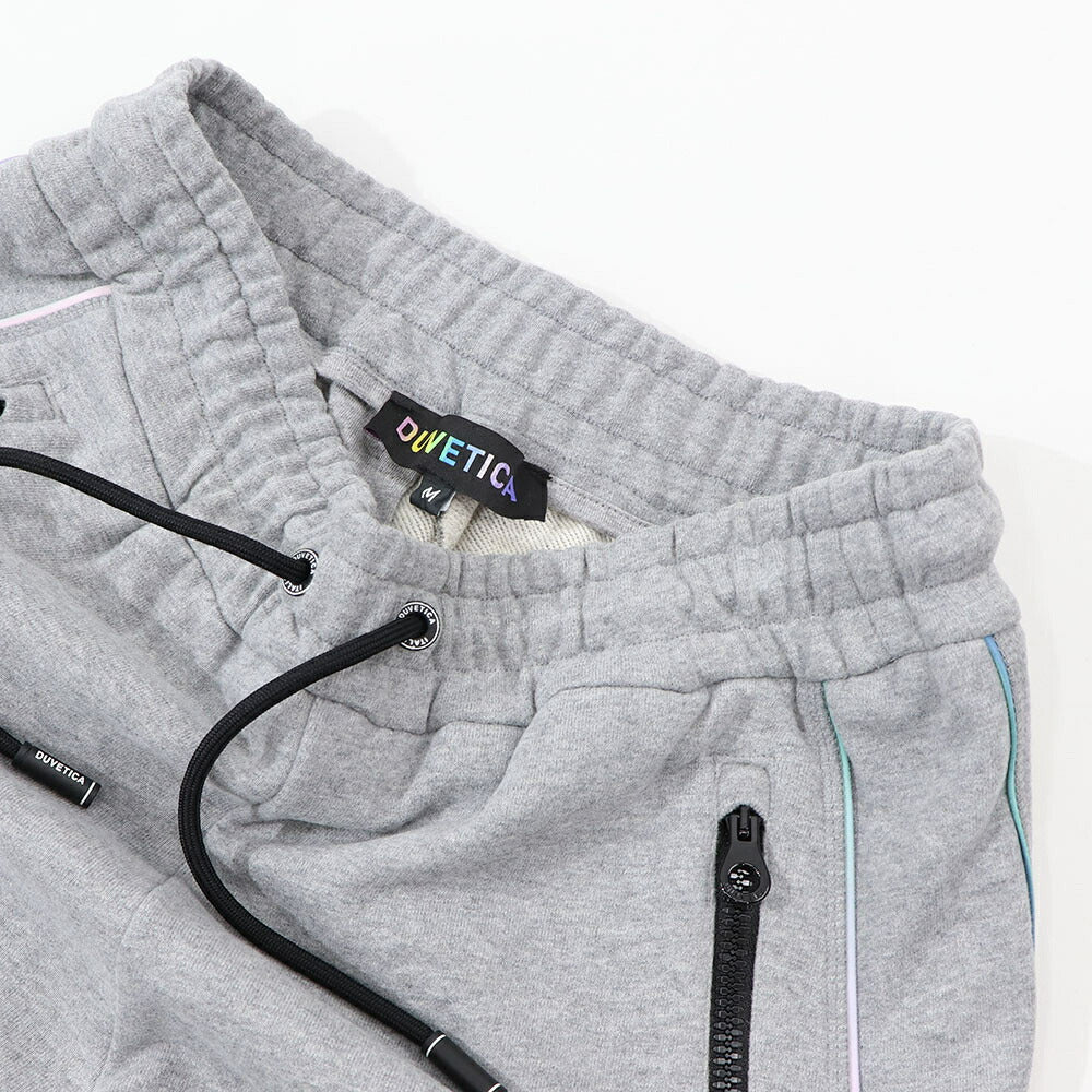 DUVETICA グレー スウェットパンツ ジョガーパンツ ワンポイント VDTP00314