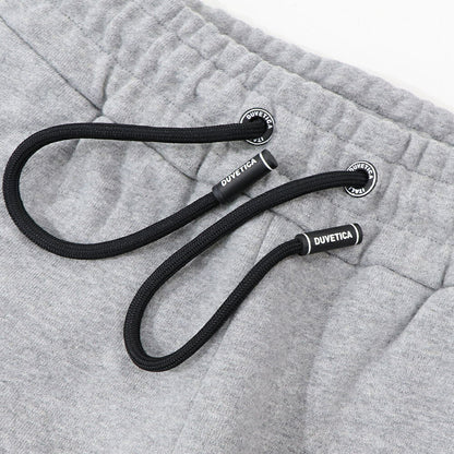 DUVETICA グレー スウェットパンツ ジョガーパンツ ワンポイント VDTP00314