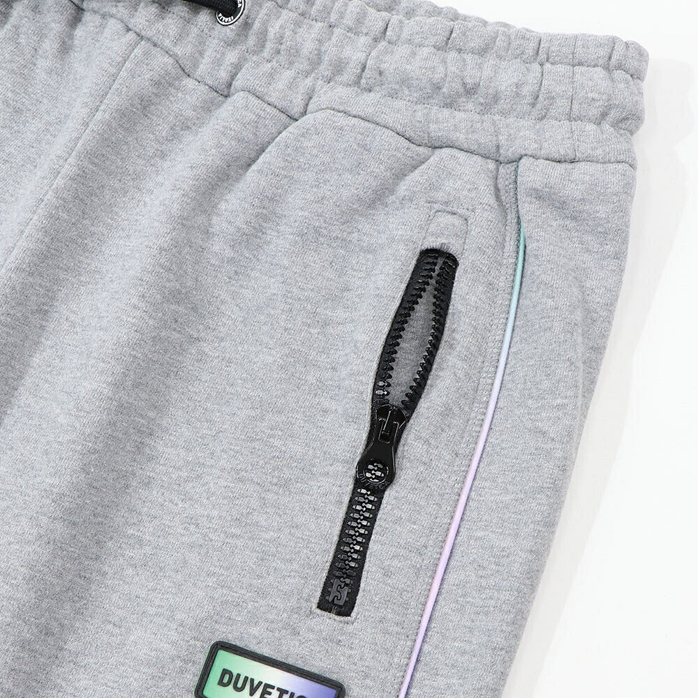 DUVETICA グレー スウェットパンツ ジョガーパンツ ワンポイント VDTP00314