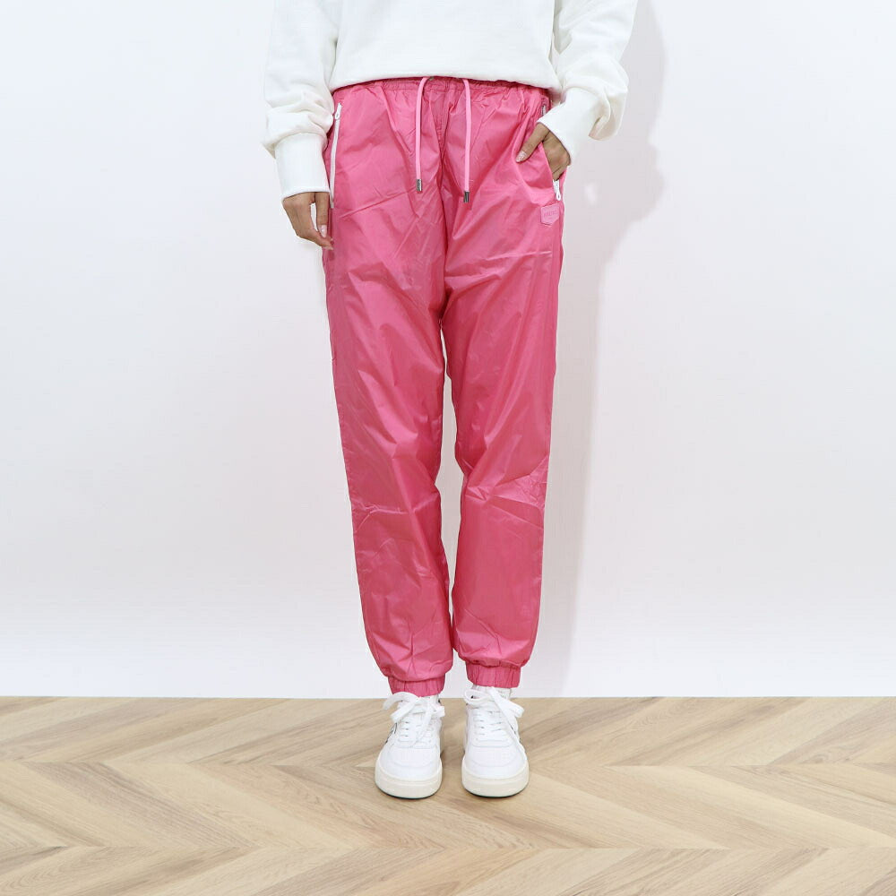 DUVETICA ピンク ブラック ナイロンパンツ ウインドブレーカー VDWP01111