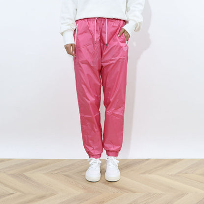 DUVETICA ピンク ブラック ナイロンパンツ ウインドブレーカー VDWP01111