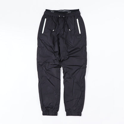 DUVETICA ピンク ブラック ナイロンパンツ ウインドブレーカー VDWP01111