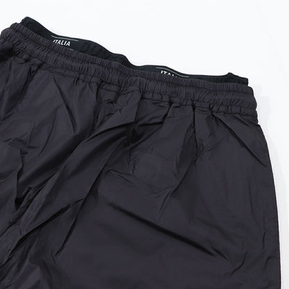 DUVETICA ピンク ブラック ナイロンパンツ ウインドブレーカー VDWP01111