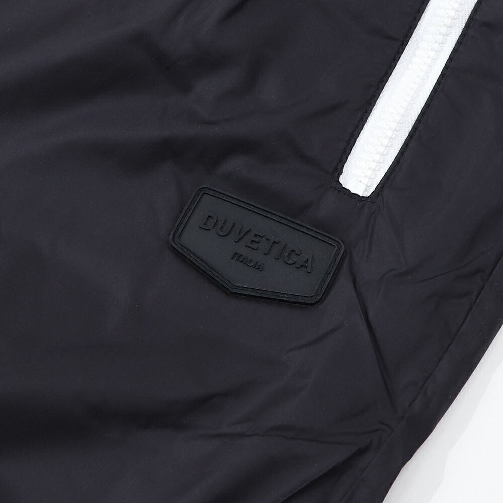 DUVETICA ピンク ブラック ナイロンパンツ ウインドブレーカー VDWP01111