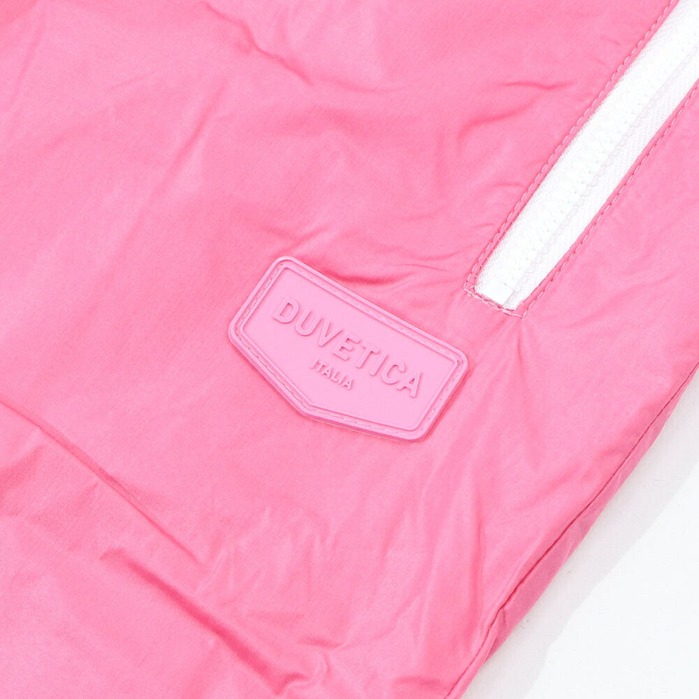 DUVETICA ピンク ブラック ナイロンパンツ ウインドブレーカー VDWP01111