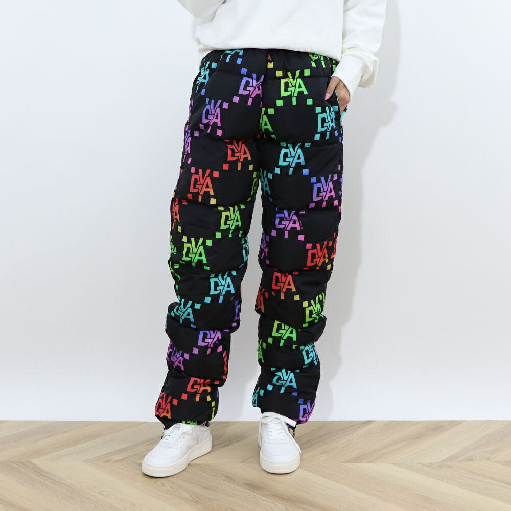 DUVETICA ブラック 総柄 ダウン生地 VUDN00116