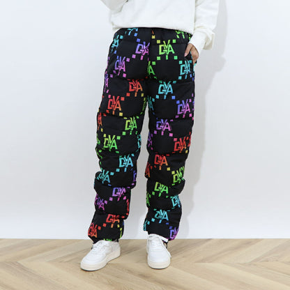 DUVETICA ブラック 総柄 ダウン生地 VUDN00116