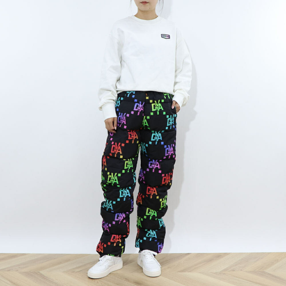 DUVETICA ブラック 総柄 ダウン生地 VUDN00116