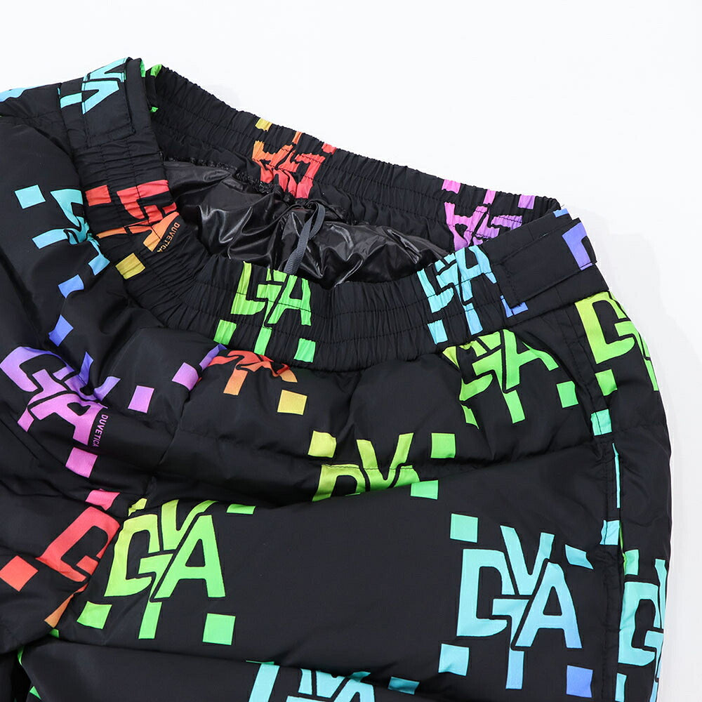 DUVETICA ブラック 総柄 ダウン生地 VUDN00116