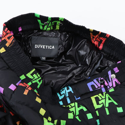 DUVETICA ブラック 総柄 ダウン生地 VUDN00116
