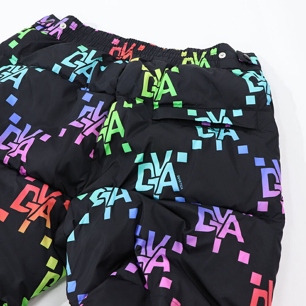 DUVETICA ブラック 総柄 ダウン生地 VUDN00116