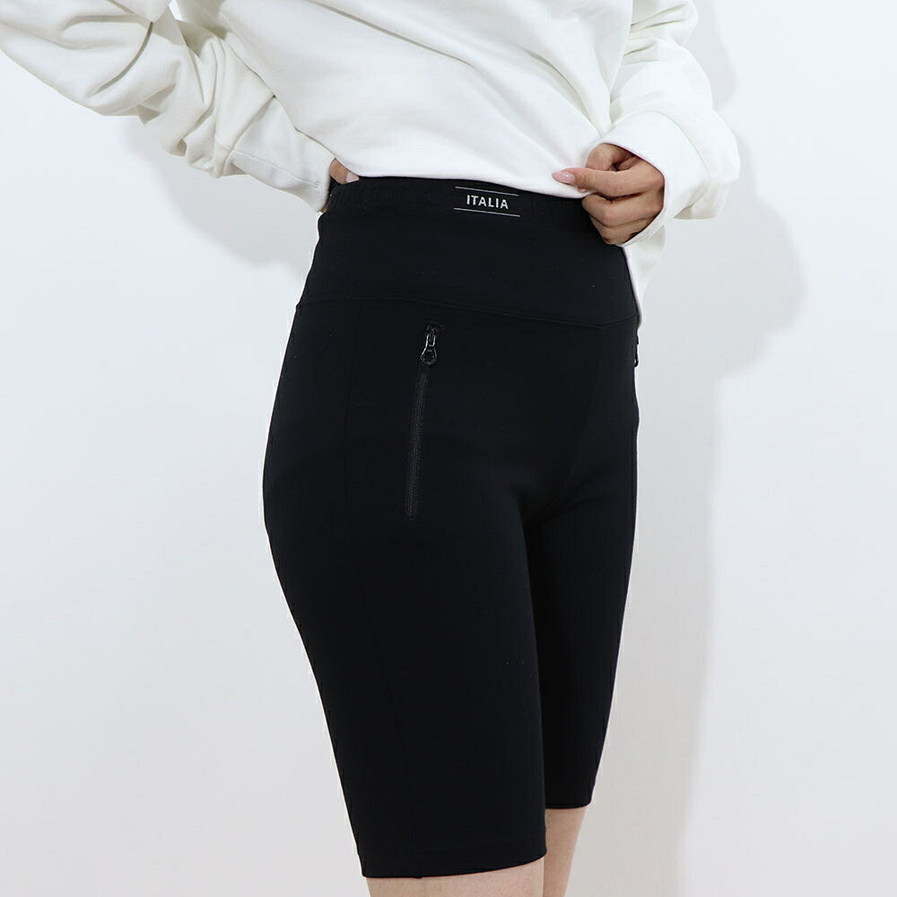 DUVETICA ショートパンツ ブラック レギンス スポーツウェア  VDLG01131