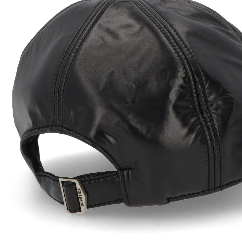 DUVETICA キャップ ブラック キルティング VXCP00116