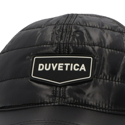 DUVETICA キャップ ブラック キルティング VXCP00116