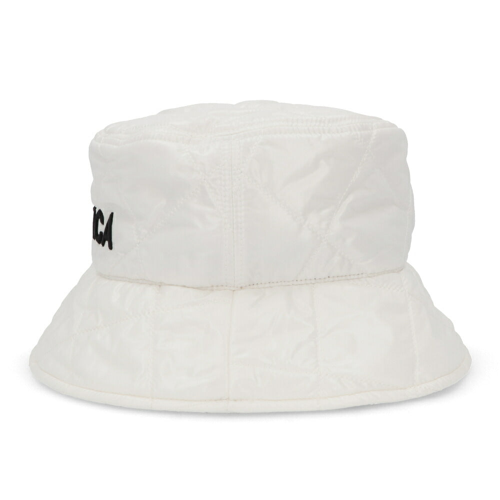 DUVETICA  ホワイト ブラック バケットハット キルティング VXHT00116
