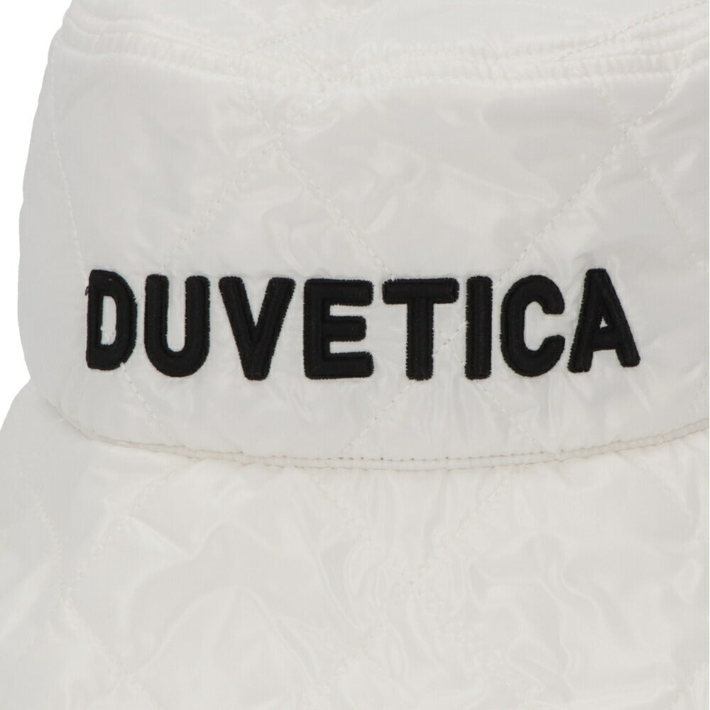 DUVETICA  ホワイト ブラック バケットハット キルティング VXHT00116
