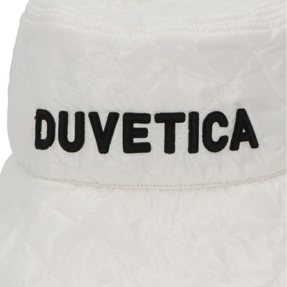 DUVETICA  ホワイト ブラック バケットハット キルティング VXHT00116