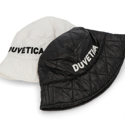 DUVETICA  ホワイト ブラック バケットハット キルティング VXHT00116