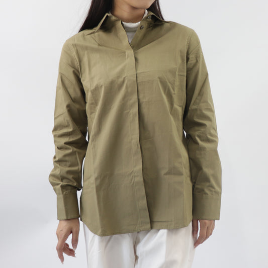 フェラガモ FERRAGAMO シャツ KAH GR カーキ